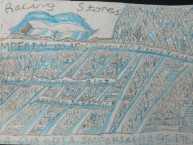 Desenho - Diseño - Arte - "Recibimiento de LGI 2025" Dibujo de la Barra: La Guardia Imperial &bull; Club: Racing Club