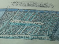 Desenho - Diseño - Arte - "La Guardia Imperial en el Amalfitani vs Velez 2025" Dibujo de la Barra: La Guardia Imperial &bull; Club: Racing Club
