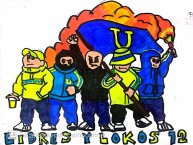Desenho - Diseño - Arte - "Libres y lokos" Dibujo de la Barra: Libres y Lokos • Club: Tigres