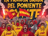 Desenho - Diseño - Arte - "LA FAMOSA BANDA DEL PONIENTE 1981 LA COLINA" Dibujo de la Barra: Locura 81 • Club: Monarcas Morelia • País: México