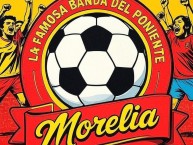 Desenho - Diseño - Arte - "LA FAMOSA BANDA DEL PONIENTE 1981 LA COLINA" Dibujo de la Barra: Locura 81 • Club: Monarcas Morelia • País: México