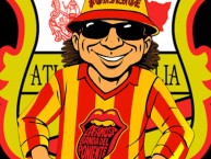 Desenho - Diseño - Arte - "LA BANDA DEL MORELIA ~ LA FAMOSA BANDA DEL PONIENTE" Dibujo de la Barra: Locura 81 &bull; Club: Monarcas Morelia &bull; País: México