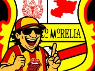 Desenho - Diseño - Arte - "LA BANDA DEL MORELIA ~ LA FAMOSA BANDA DEL PONIENTE" Dibujo de la Barra: Locura 81 &bull; Club: Monarcas Morelia &bull; País: México