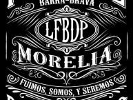 Desenho - Diseño - Arte - "LA BANDA DEL MORELIA ~ LA FAMOSA BANDA DEL PONIENTE" Dibujo de la Barra: Locura 81 &bull; Club: Monarcas Morelia &bull; País: México