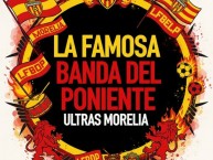 Desenho - Diseño - Arte - "LA FAMOSA BANDA DEL PONIENTE 1981 LA COLINA" Dibujo de la Barra: Locura 81 &bull; Club: Monarcas Morelia &bull; País: México