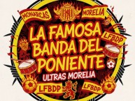 Desenho - Diseño - Arte - "LA FAMOSA BANDA DEL PONIENTE 1981 LA COLINA" Dibujo de la Barra: Locura 81 &bull; Club: Monarcas Morelia &bull; País: México