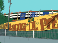 Desenho - Diseño - Arte - "LA FAMOSA BANDA DEL PONIENTE 1981 LA COLINA" Dibujo de la Barra: Locura 81 &bull; Club: Monarcas Morelia &bull; País: México