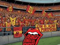 Desenho - Diseño - Arte - "LA FAMOSA BANDA DEL PONIENTE 1981 LA COLINA" Dibujo de la Barra: Locura 81 &bull; Club: Monarcas Morelia &bull; País: México