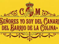 Desenho - Diseño - Arte - "LA FAMOSA BANDA DEL PONIENTE 1981 LA COLINA LA BANDA DEL ROJIAMARILLO" Dibujo de la Barra: Locura 81 &bull; Club: Monarcas Morelia &bull; País: México