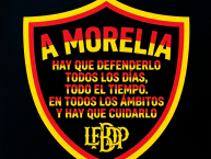 Desenho - Diseño - Arte - "LA FAMOSA BANDA DEL PONIENTE 1981 LA COLINA LA BANDA DEL ROJIAMARILLO" Dibujo de la Barra: Locura 81 &bull; Club: Monarcas Morelia &bull; País: México