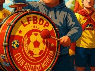 Desenho - Diseño - Arte - "LA FAMOSA BANDA DEL PONIENTE 1981 LA COLINA" Dibujo de la Barra: Locura 81 • Club: Monarcas Morelia • País: México
