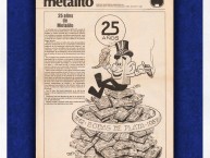 Desenho - Diseño - Arte - "25 años de Metalito" Dibujo de la Barra: Los Acereros &bull; Club: Huachipato &bull; País: Chile