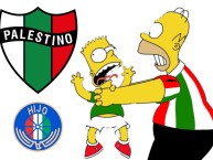 Desenho - Diseño - Arte - "Tano no existes" Dibujo de la Barra: Los Baisanos • Club: Club Deportivo Palestino • País: Chile