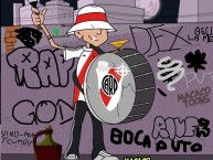 Desenho - Diseño - Arte - "Creditos a: MACACO TOONS" Dibujo de la Barra: Los Borrachos del Tablón • Club: River Plate