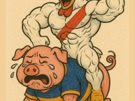 Desenho - Diseño - Arte - Dibujo de la Barra: Los Borrachos del Tablón • Club: River Plate