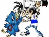 Desenho - Diseño - Arte - "Anti udechile (anti madres)" Dibujo de la Barra: Los Cruzados &bull; Club: Universidad Católica &bull; País: Chile