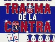 Desenho - Diseño - Arte - "Anti colo colo y anti udechile (anti madres y anti zorras)" Dibujo de la Barra: Los Cruzados &bull; Club: Universidad Católica &bull; País: Chile