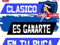 Desenho - Diseño - Arte - "Anti colo colo (anti zorras)" Dibujo de la Barra: Los Cruzados &bull; Club: Universidad Católica &bull; País: Chile