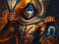 Desenho - Diseño - Arte - "Anti madres (anti udechile)" Dibujo de la Barra: Los Cruzados &bull; Club: Universidad Católica &bull; País: Chile