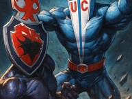 Desenho - Diseño - Arte - "Anti madres (anti udechile)" Dibujo de la Barra: Los Cruzados &bull; Club: Universidad Católica &bull; País: Chile