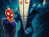 Desenho - Diseño - Arte - "Anti madres (anti udechile)" Dibujo de la Barra: Los Cruzados &bull; Club: Universidad Católica &bull; País: Chile