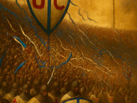 Desenho - Diseño - Arte - Dibujo de la Barra: Los Cruzados &bull; Club: Universidad Católica &bull; País: Chile