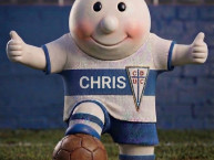 Desenho - Diseño - Arte - "El CHRIS, creación de Cristian Cofré." Dibujo de la Barra: Los Cruzados &bull; Club: Universidad Católica &bull; País: Chile