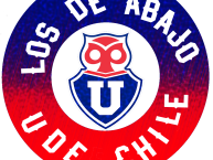Desenho - Diseño - Arte - Dibujo de la Barra: Los de Abajo • Club: Universidad de Chile - La U • País: Chile