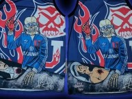 Desenho - Diseño - Arte - "Anti universidad catolica y anti colo colo (anti monjas y anti zorras)" Dibujo de la Barra: Los de Abajo • Club: Universidad de Chile - La U