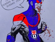 Desenho - Diseño - Arte - Dibujo de la Barra: Los de Abajo &bull; Club: Universidad de Chile - La U