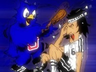 Desenho - Diseño - Arte - "En todos lados" Dibujo de la Barra: Los de Abajo &bull; Club: Universidad de Chile - La U