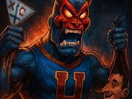 Desenho - Diseño - Arte - "Anti monjas y anti zorras (anti ucatolica y anti colo colo)" Dibujo de la Barra: Los de Abajo &bull; Club: Universidad de Chile - La U