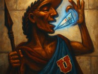 Desenho - Diseño - Arte - "Anti monjas (anti ucatolica)" Dibujo de la Barra: Los de Abajo &bull; Club: Universidad de Chile - La U