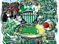 Desenho - Diseño - Arte - "Juanda karcamo dibujos (Instagram)" Dibujo de la Barra: Los del Sur &bull; Club: Atlético Nacional &bull; País: Colombia