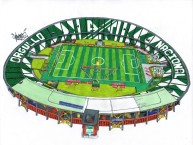 Desenho - Diseño - Arte - "Juanda karcamo dibujos (Instagram)" Dibujo de la Barra: Los del Sur &bull; Club: Atlético Nacional &bull; País: Colombia