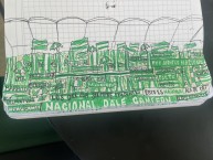 Desenho - Diseño - Arte - Dibujo de la Barra: Los del Sur &bull; Club: Atlético Nacional &bull; País: Colombia