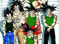 Desenho - Diseño - Arte - "Goku y sus amigos de Temuco" Dibujo de la Barra: Los Devotos &bull; Club: Deportes Temuco