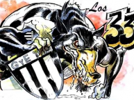 Desenho - Diseño - Arte - Dibujo de la Barra: Los Famosos 33 • Club: Gimnasia y Esgrima de Mendoza