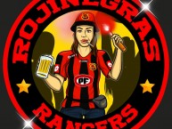 Desenho - Diseño - Arte - "Los Rojinegros - Rangers de Talca - Rojinegras" Dibujo de la Barra: Los Rojinegros • Club: Rangers de Talca • País: Chile