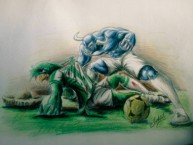 Desenho - Diseño - Arte - "Artista: JOSHER" Dibujo de la Barra: Los Walas • Club: Sport Boys de Warnes • País: Bolívia