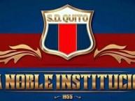 Desenho - Diseño - Arte - "'La noble institución'/ Vieja Guardia" Dibujo de la Barra: Mafia Azul Grana • Club: Deportivo Quito • País: Ecuador