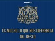 Desenho - Diseño - Arte - "ES MUCHO LO QUE NOS DIFERENCIA DEL RESTO /SDQ AFICHES" Dibujo de la Barra: Mafia Azul Grana • Club: Deportivo Quito