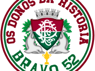 Desenho - Diseño - Arte - "Logo do núcleo os donos da história da Bravo 52" Dibujo de la Barra: O Bravo Ano de 52 &bull; Club: Fluminense &bull; País: Brasil