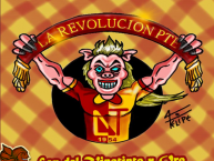 Desenho - Diseño - Arte - Dibujo de la Barra: Revolución Vinotinto Sur • Club: Tolima • País: Colombia