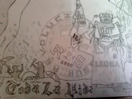 Desenho - Diseño - Arte - Dibujo de la Barra: Revolución Vinotinto Sur • Club: Tolima