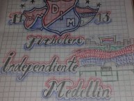 Desenho - Diseño - Arte - Dibujo de la Barra: Rexixtenxia Norte • Club: Independiente Medellín • País: Colombia
