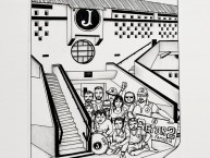 Desenho - Diseño - Arte - "Mi segunda casa, mi Juventus" Dibujo de la Barra: Setor 2 • Club: Atlético Juventus