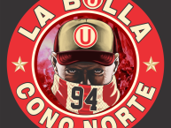 Desenho - Diseño - Arte - "LA B(U)LLA CONO NORTE" Dibujo de la Barra: Trinchera Norte • Club: Universitario de Deportes