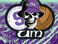 Desenho - Diseño - Arte - "Ultra Morada, Costa Rica 30 aniversario" Dibujo de la Barra: Ultra Morada • Club: Saprissa • País: Costa Rica