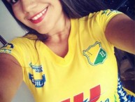 Hincha - Tribunera - Chica - Fanatica de la Barra: Alta Tensión Sur • Club: Atlético Huila • País: Colombia